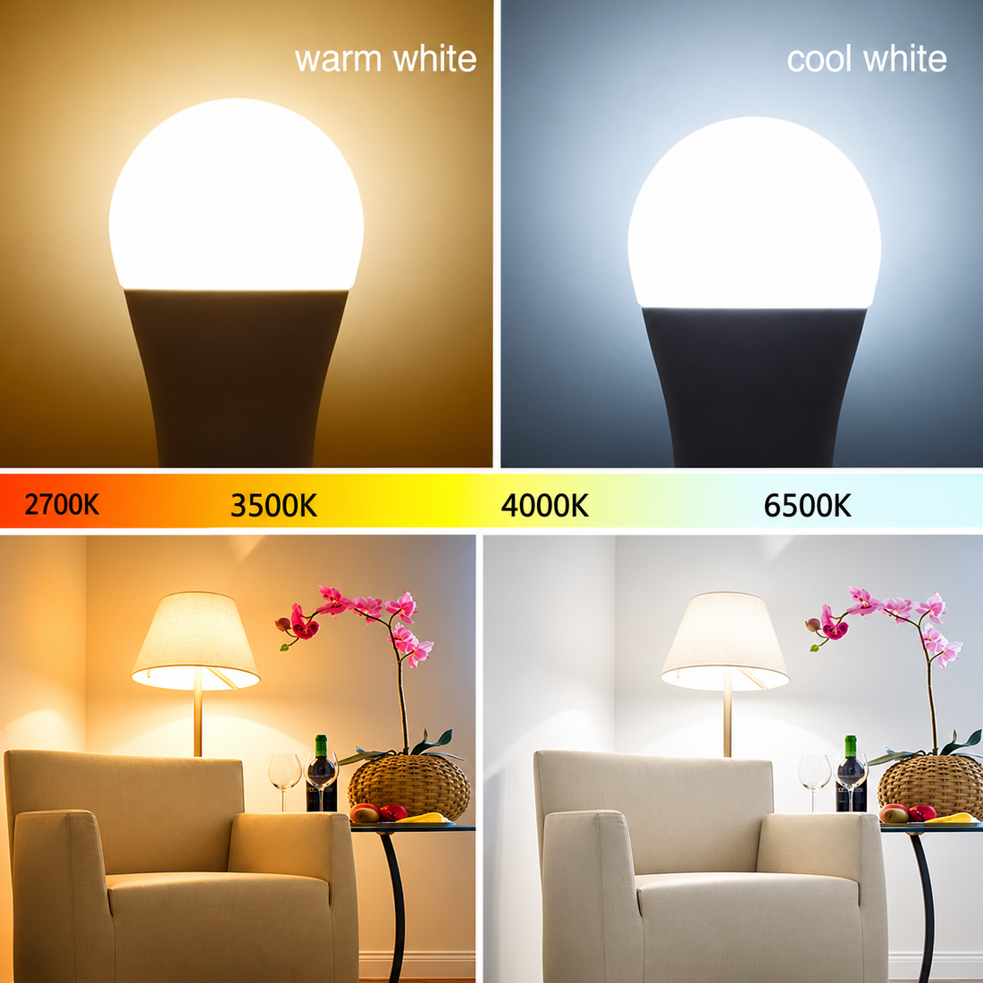 Lâmpada inteligente Wi-Fi E27 RGB, imagem 4